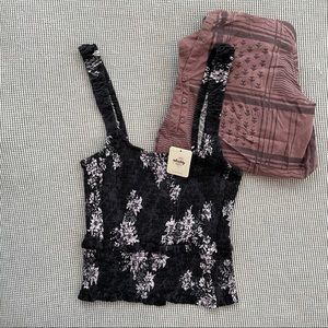 Free People Floral Tank